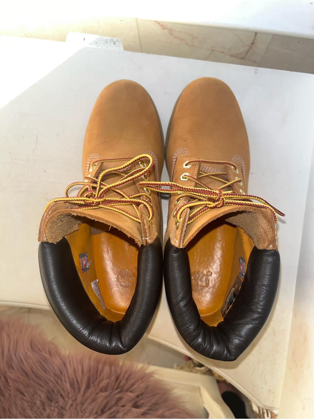 Men’s Timberland Premium 6-Inch Boots Wheat Size 10 - Picture 8 of 8
